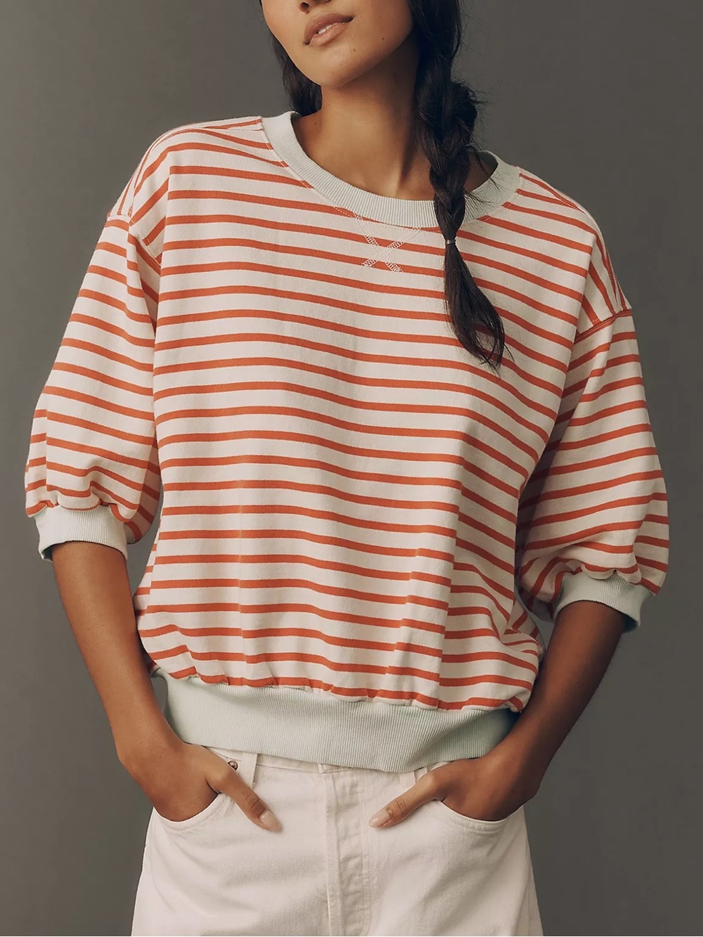Pilcro Niki Bubble Sweatshirt